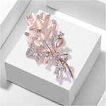 Load image into Gallery viewer, Opal Flower Brooche