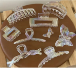 Load image into Gallery viewer, Transparent colour korean hair clip