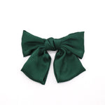 Load image into Gallery viewer, Satin cloth big bow hair clip