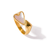 Load image into Gallery viewer, Shell Heart Ring