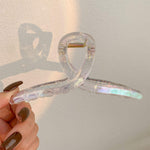 Load image into Gallery viewer, Crossed Transparent Hair Clip