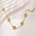 Load image into Gallery viewer, Flower pattern chain bracelet