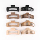 Load image into Gallery viewer, Matte large plastic hair claw clips