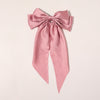 Load image into Gallery viewer, Satin long ribbon bow hairpin