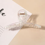 Load image into Gallery viewer, Crossed Transparent Hair Clip