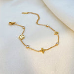 Load image into Gallery viewer, Four leaf clover bracelet