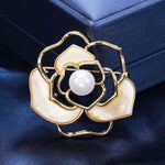 Load image into Gallery viewer, Camellia Flower Broach