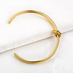 Load image into Gallery viewer, Knot open bangle