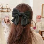 Load image into Gallery viewer, Satin cloth big bow hair clip