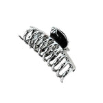 Load image into Gallery viewer, Silver Metal Colour Shark Hair Clip