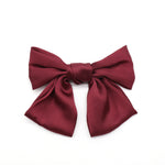 Load image into Gallery viewer, Satin cloth big bow hair clip