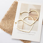 Load image into Gallery viewer, Heart huggie earring