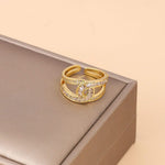 Load image into Gallery viewer, Freesize zircon ring