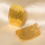 Load image into Gallery viewer, Vintage square stud earring