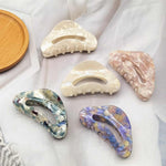 Load image into Gallery viewer, Marble print acetate hair claw