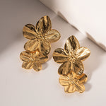 Load image into Gallery viewer, Vintage double flower pendent