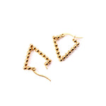 Load image into Gallery viewer, Triangular water drop shape earring