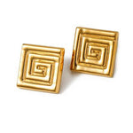 Load image into Gallery viewer, Spiral stud earring(gold)