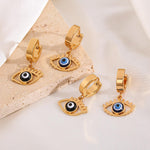 Load image into Gallery viewer, Evil Eye Stud Earring