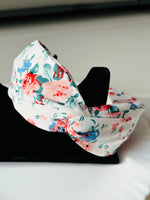 Load image into Gallery viewer, Floral Print Knotted Wide Satin Headband