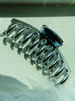 Load image into Gallery viewer, Silver Metal Colour Shark Hair Clip