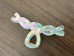 Load image into Gallery viewer, Twisted Transparent Hair Clip