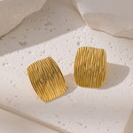 Load image into Gallery viewer, Vintage square stud earring