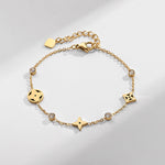 Load image into Gallery viewer, Four leaf clover bracelet