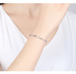 Load image into Gallery viewer, Temperament Hollow Heart Chain Bracelet