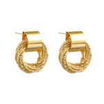 Load image into Gallery viewer, Korean style gold stud earring