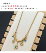 Load image into Gallery viewer, Tree of life turquoise pendant