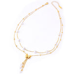 Load image into Gallery viewer, Pearl butterfly pendant