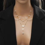 Load image into Gallery viewer, Pearl heart pendent