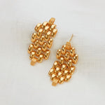 Load image into Gallery viewer, Watchband drop earring(gold and silver)