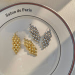 Load image into Gallery viewer, Watchband drop earring(gold and silver)