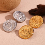 Load image into Gallery viewer, Vintage evil eye earring (gold, silver)