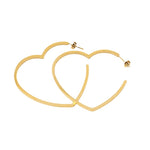 Load image into Gallery viewer, Heart huggie earring