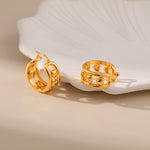 Load image into Gallery viewer, Hollow heart earring