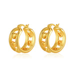 Load image into Gallery viewer, Hollow heart earring