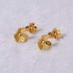 Load image into Gallery viewer, Clover lucky flower earring