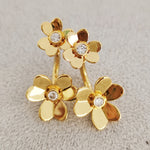 Load image into Gallery viewer, Clover lucky flower earring