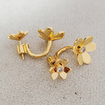 Load image into Gallery viewer, Clover lucky flower earring