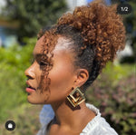 Load image into Gallery viewer, Simple retro metal double rhombus earring