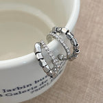 Load image into Gallery viewer, C shape double layer earring