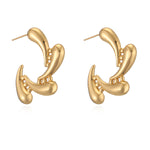 Load image into Gallery viewer, Dainty water drop stud earring