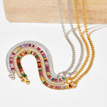 Load image into Gallery viewer, Cuban chain spliced zircon bracelet