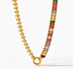 Load image into Gallery viewer, Cuban chain spliced zircon bracelet