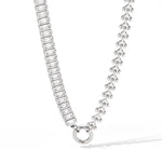 Load image into Gallery viewer, Cuban chain spliced zircon bracelet