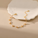 Load image into Gallery viewer, Gold brass pearl bracelet