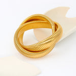 Load image into Gallery viewer, Elastic snake bone bracelet(gold and silver)